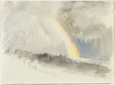 Stormy Landscape with a Rainbow by Joseph Mallord William Turner